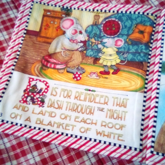 Handmade Other Handmade A Merry Little Christmas Cloth Book Nwot